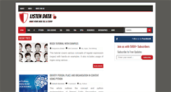 Desktop Screenshot of listendata.com